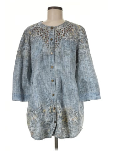 Chico's 3/4 Sleeve Button-Down Shirt (view 1)
