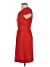 J.Crew 100% Polyester Solid Red Casual Dress Size 00 - photo 5