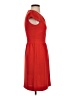 J.Crew 100% Polyester Solid Red Casual Dress Size 00 - photo 4