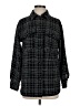 New Look Plaid Black Coat Size 0 - photo 1