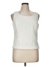 Jones Wear 100% Polyester Ivory Sleeveless Top Size 14 - photo 1