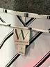 Worthington 100% Polyester Stripes Ivory Sleeveless Blouse Size S - photo 7
