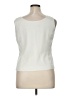 Jones Wear 100% Polyester Ivory Sleeveless Top Size 14 - photo 2
