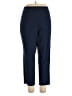 JM Collection Solid Blue Active Pants Size 22 - photo 1