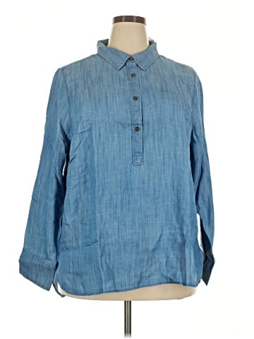 Lands' End Long Sleeve Blouse (view 1)