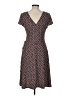 MSK Print Brown Casual Dress Size 10 - photo 2