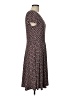 MSK Print Brown Casual Dress Size 10 - photo 4