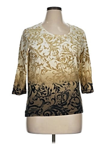 Onque 3/4 Sleeve Top (view 1)