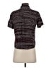 Volcom 100% Viscose Polka Dots Black Short Sleeve Blouse Size XS - photo 2