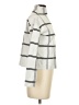Max Studio Checkered-gingham Ivory Turtleneck Sweater Size XS - photo 4