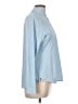 PETER MILLAR Blue Long Sleeve Polo Size L - photo 4
