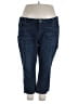 Lane Bryant Solid Blue Jeans Size 28 - photo 1