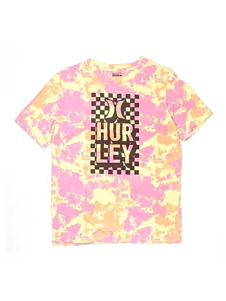 Pre-owned Hurley Kids'  Short Sleeve T-shirt In Yellow