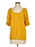 J.Crew Yellow Short Sleeve Blouse Size S - photo 1
