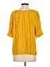 J.Crew Yellow Short Sleeve Blouse Size S - photo 2