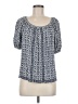 Max Studio Blue Short Sleeve Blouse One size (estimated) - photo 1