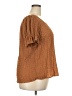 Unbranded Brown Short Sleeve Blouse Size XXL - photo 4