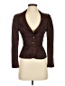 Bebe Paisley Jacquard Maroon Brown Blazer Size 0 - photo 1