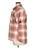 L.L.Bean Plaid Pink Short Sleeve Blouse Size XL - photo 5
