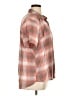 L.L.Bean Plaid Pink Short Sleeve Blouse Size XL - photo 4