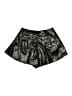 Olivaceous 100% Rayon Metallic Silver Shorts Size L - photo 2