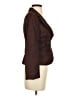 Bebe Paisley Jacquard Maroon Brown Blazer Size 0 - photo 4