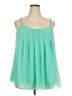 Lane Bryant 100% Polyester Green Sleeveless Blouse Size 20 - photo 1