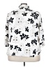 Chaps 100% Cotton Floral Ivory 3/4 Sleeve Button-Down Shirt Size 3X - photo 2
