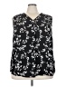 Talbots 100% Polyester Black Sleeveless Blouse Size 3X - photo 1