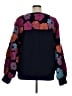 Haptics 100% Polyester Floral Blue Pullover Sweater Size 1X - photo 2