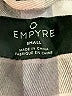 Empyre Plaid Gray 3/4 Sleeve Blouse Size S - photo 7