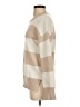 Happily Grey Stripes Tan Pullover Sweater Size S - photo 5