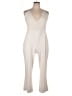 Express Solid Ivory Jumpsuit Size XL - photo 1