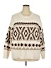 Old Navy Argyle Ivory Pullover Sweater Size 2X - photo 1