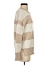 Happily Grey Stripes Tan Pullover Sweater Size S - photo 4