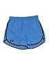 Under Armour 100% Polyester Blue Athletic Shorts Size L - photo 1