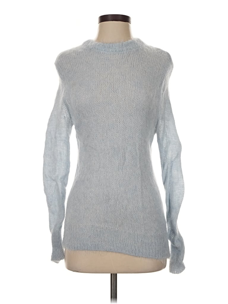 Pre-owned Mng Turtleneck Sweater In Silver