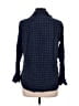 Claiborne 100% Viscose Blue Long Sleeve Polo Size M - photo 2