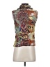 Jaipur 100% Polyester Green Sleeveless Blouse Size S - photo 2