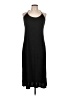 Natori Solid Black Casual Dress Size L - photo 1