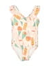 Carter's Print Ivory One Piece Swimsuit Size 3T - photo 1