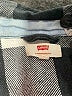 Levi's 100% Cotton Checkered-gingham Gray Long Sleeve Button-Down Shirt Size L - photo 7