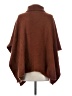 TSE 100% Cashmere Brown Poncho Size S - photo 2