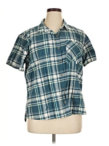 L.L.Bean Short Sleeve Button-Down Shirt (view 1)