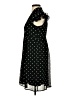 Sandra Darren 100% Polyester Polka Dots Black Casual Dress Size 4 (petite) - photo 5