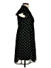 Sandra Darren 100% Polyester Polka Dots Black Casual Dress Size 4 (petite) - photo 4