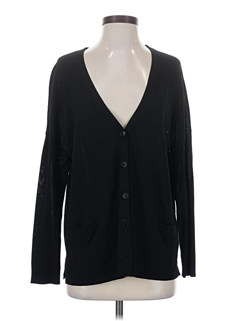 Pre-owned Gerard Darel Wool Cardigan Sweater In Black