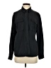 Zara Basic 100% Lyocell Black Long Sleeve Button-Down Shirt Size S - photo 1