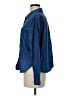 Talbots 100% Cotton Blue Long Sleeve Button-Down Shirt Size M - photo 5