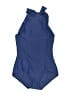 Unbranded Solid Blue One Piece Swimsuit Size P (estimated, petite) - photo 1